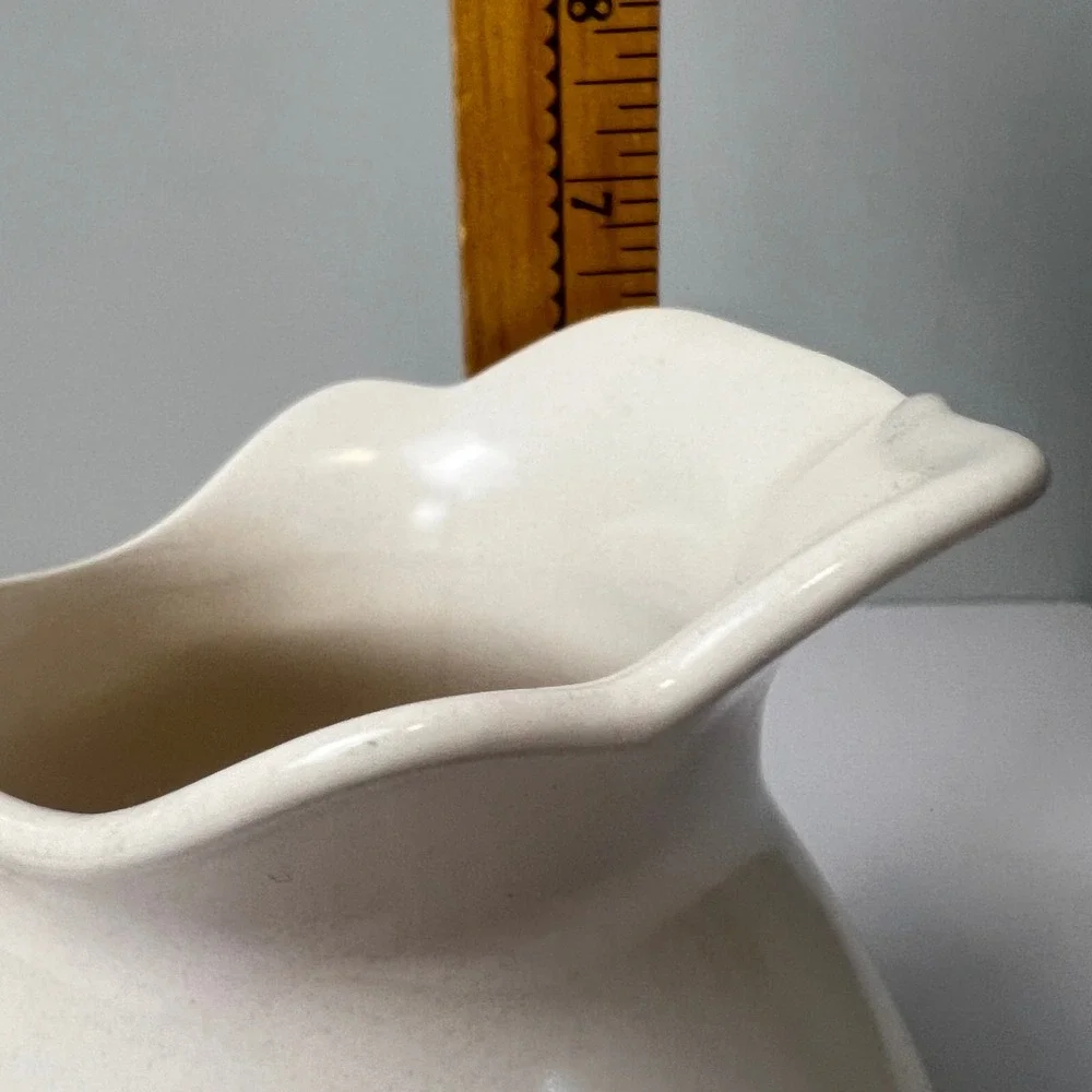 Cottagecore Ceramic Pitcher Home Decor Large Floral Farmhouse Homestead Ranch
